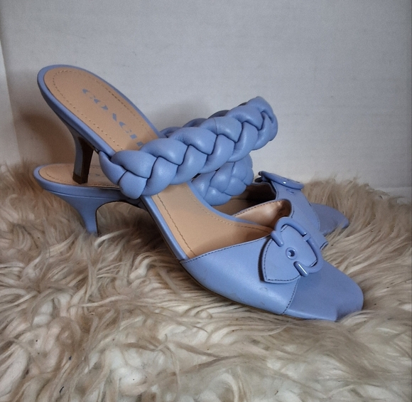 Coach Mollie Periwinkle Slides 10B NWD - Picture 1 of 11